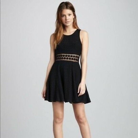 Free People Women's Black Bohemian Daisy Dress - 0 - Picture 1 of 12
